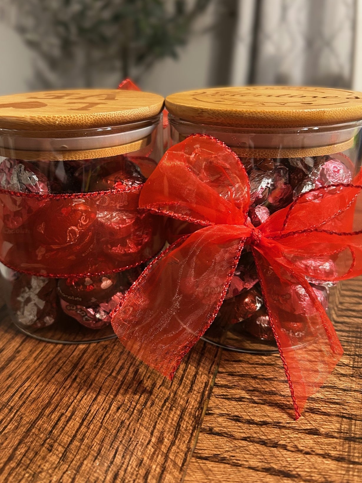 Candy Filled Glass Jars