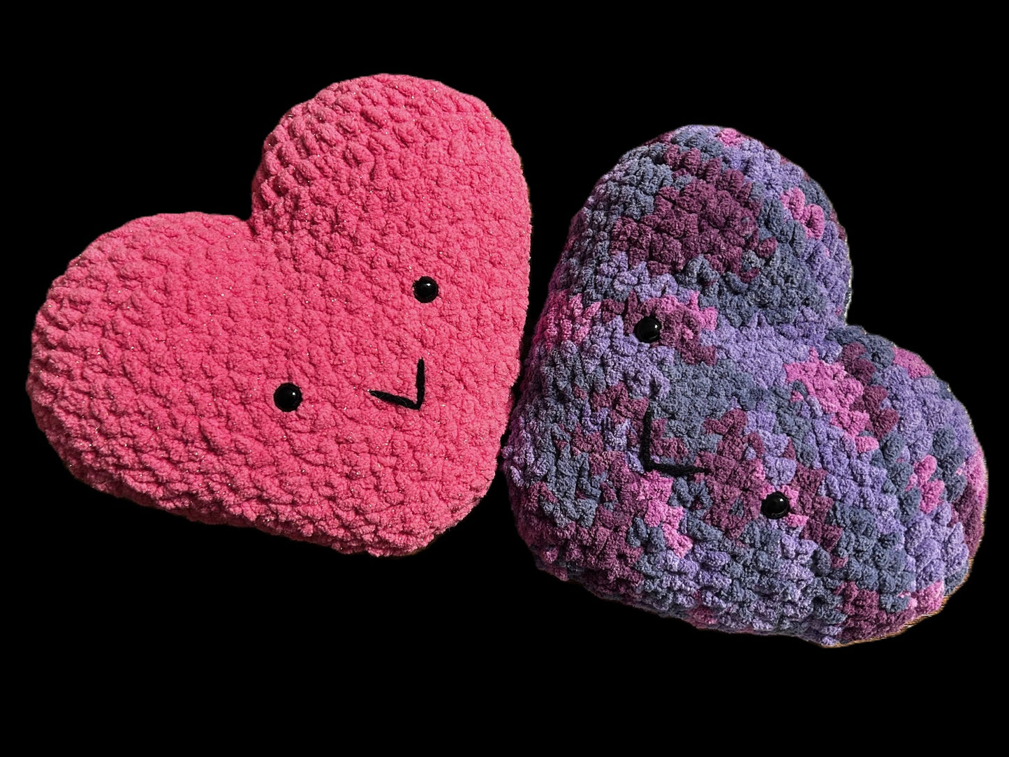 Crocheted Heart Stuffie